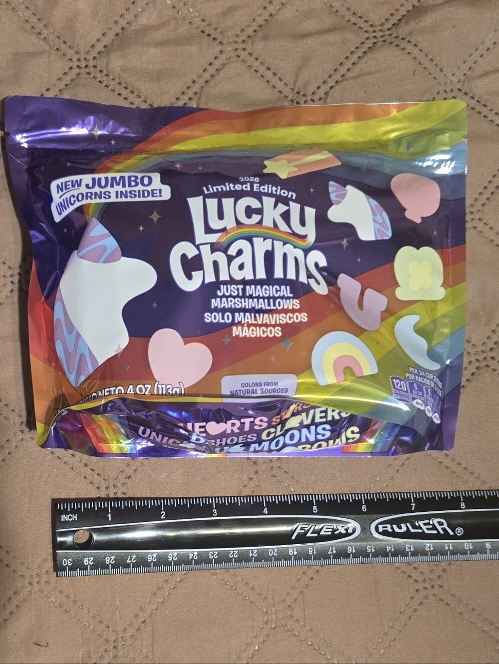 Lucky Charms Limited Edition Just Magical Marshmallows - Purple Bag